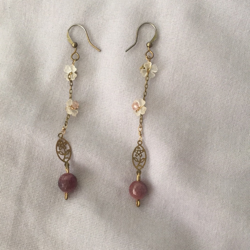 Handmade Ruby Earrings